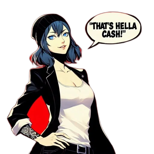 jacket, comic book art, cartoon, anime transparent PNG cut-out
