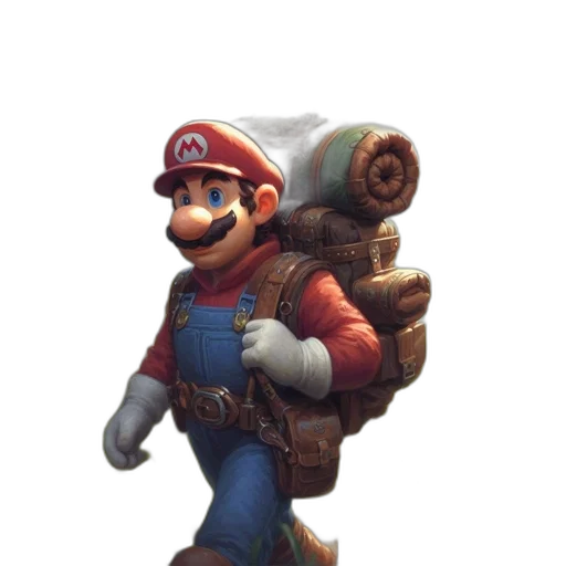 weapon, staff, hat, robot transparent PNG cut-out