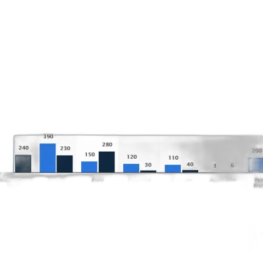 blue, bar, graph, comparing transparent PNG cut-out