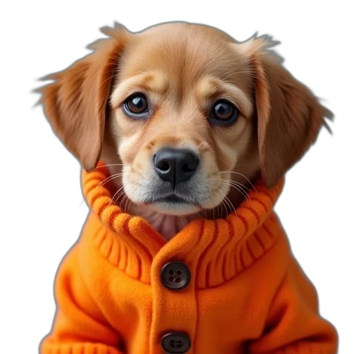 jacket, animal, face, hat transparent PNG cut-out