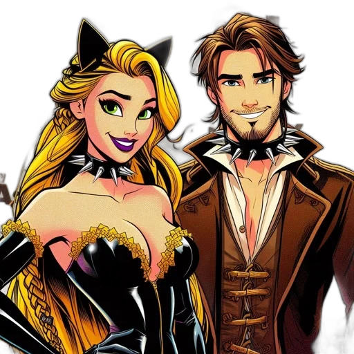 comic book art, fantasy art, concept art, cartoon transparent PNG cut-out