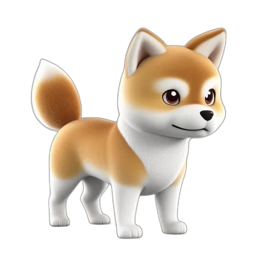 animal, staff, creature, 3d render transparent PNG cut-out