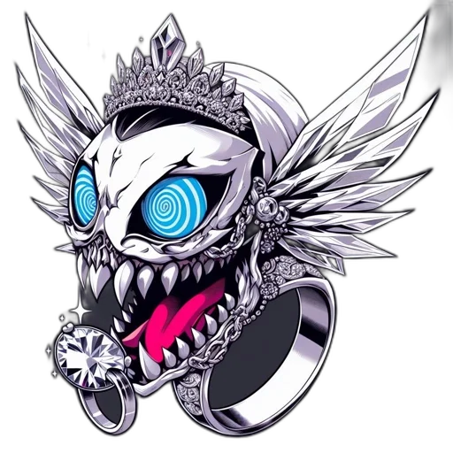 jewelry, mask, concept art, fantasy art transparent PNG cut-out