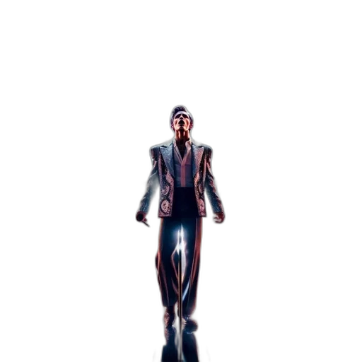 robot, staff, jacket, creature transparent PNG cut-out