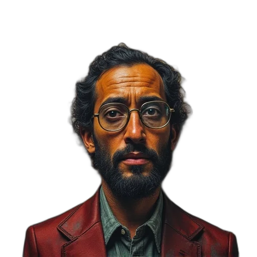 jacket, face, robot, staff transparent PNG cut-out