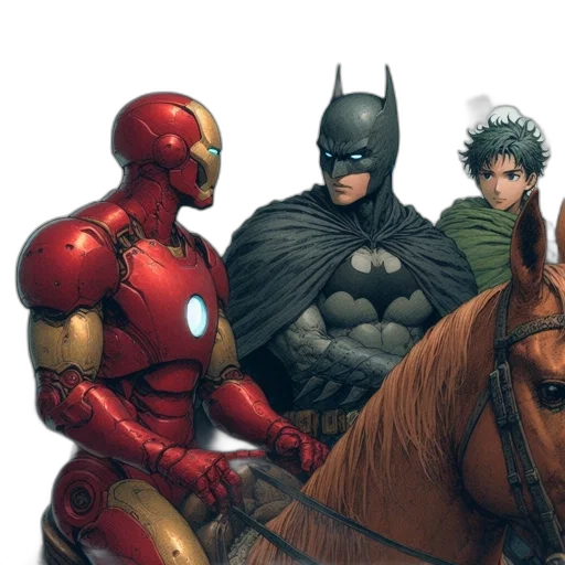 comic book art, concept art, fantasy art, photorealistic transparent PNG cut-out