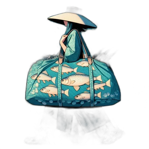 umbrella, hat, dress, concept art transparent PNG cut-out