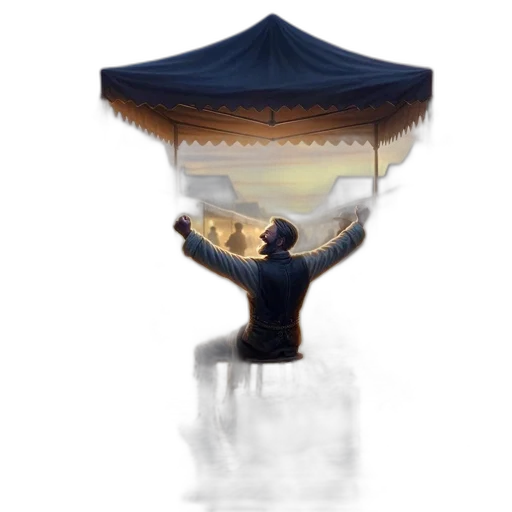 umbrella, furniture, staff, jewelry transparent PNG cut-out