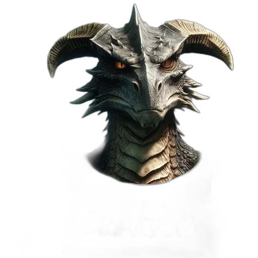 dragon, mask, creature, face transparent PNG cut-out