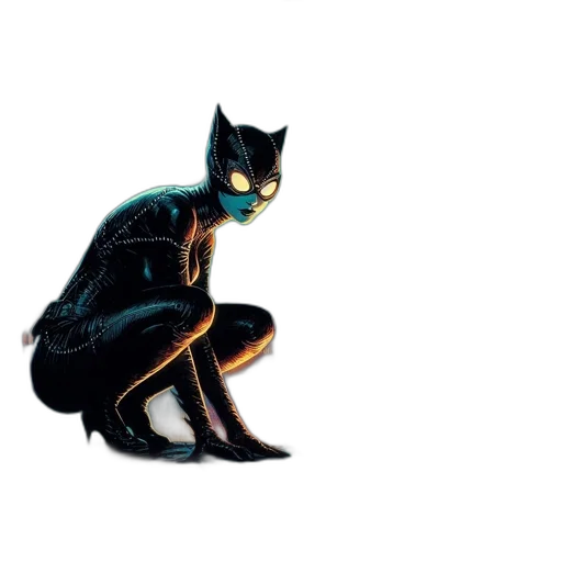 animal, mask, creature, comic book art transparent PNG cut-out