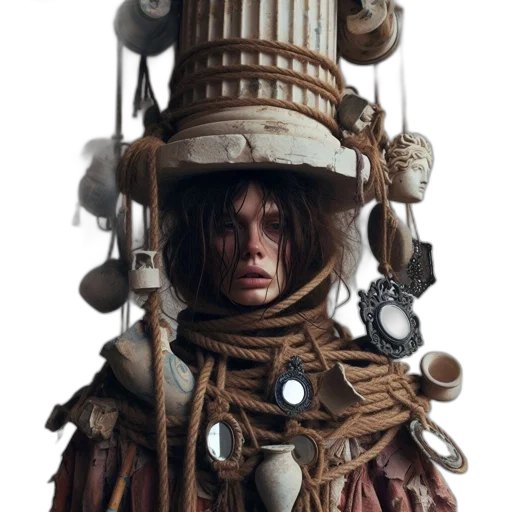 robot, hat, face, mask transparent PNG cut-out