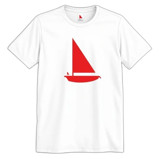 3d render, red, white, shirt transparent PNG cut-out