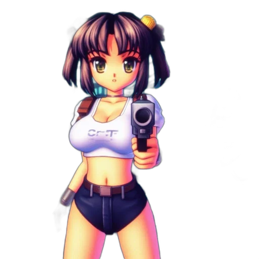 weapon, staff, robot, pixel art transparent PNG cut-out