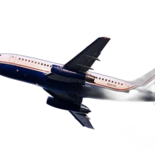 blue, white, airplane, number transparent PNG cut-out