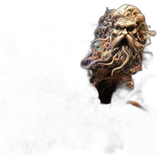 mask, face, dragon, hair transparent PNG cut-out