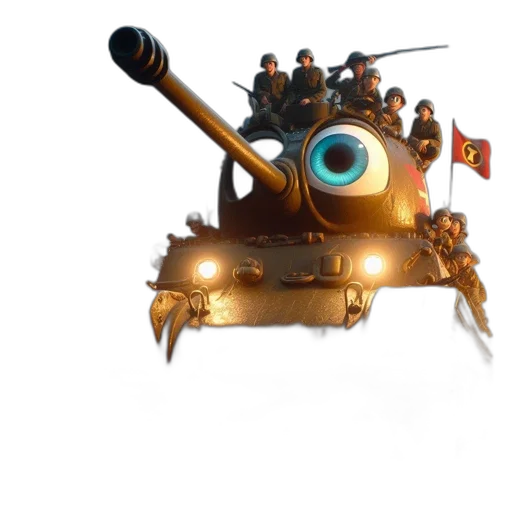 weapon, robot, car, animal transparent PNG cut-out