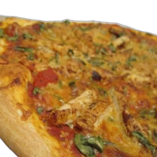 food, 3d render, close-up, pizza transparent PNG cut-out