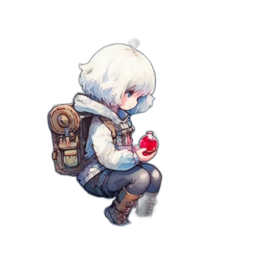 robot, weapon, jacket, staff transparent PNG cut-out