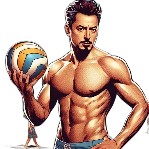 cartoon, comic book art, photorealistic, fantasy art transparent PNG cut-out