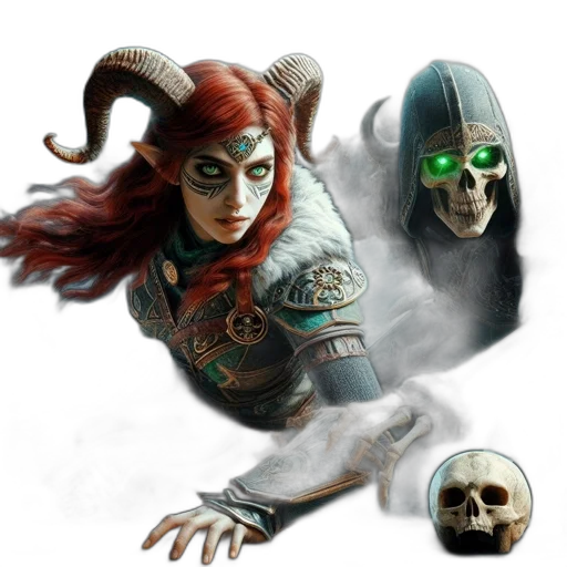 mask, fantasy art, concept art, comic book art transparent PNG cut-out