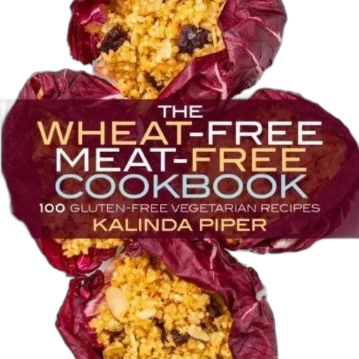 wheat-free, meat-free, cookbook, kalinda transparent PNG cut-out