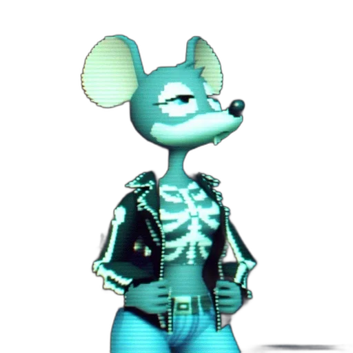 jacket, robot, animal, staff transparent PNG cut-out