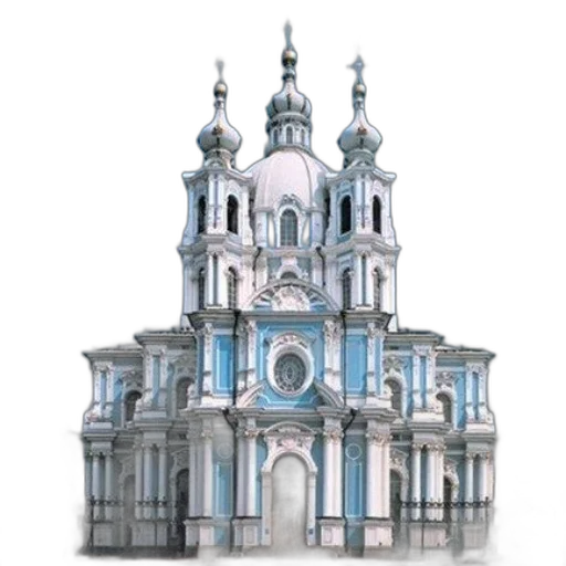 building, crown, 3d render, concept art transparent PNG cut-out