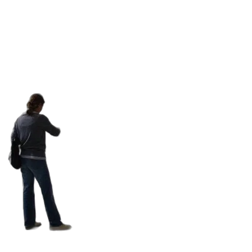 jacket, staff, weapon, robot transparent PNG cut-out