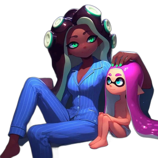 hair, staff, robot, concept art transparent PNG cut-out