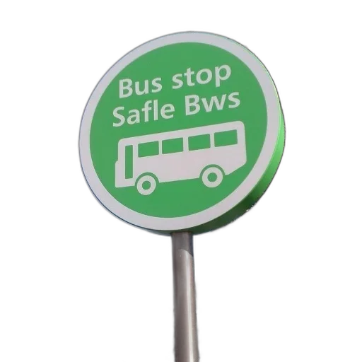 staff, green, white, circular transparent PNG cut-out