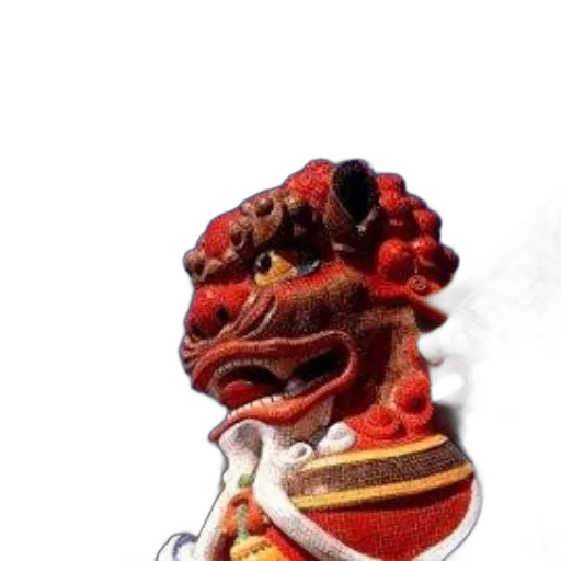 dragon, staff, mask, crown transparent PNG cut-out
