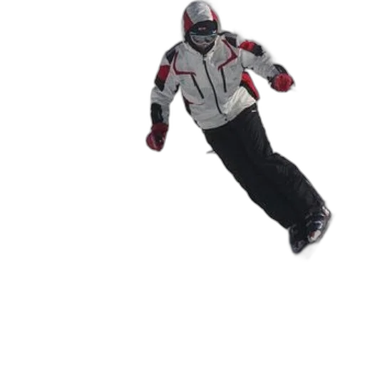 robot, jacket, creature, staff transparent PNG cut-out