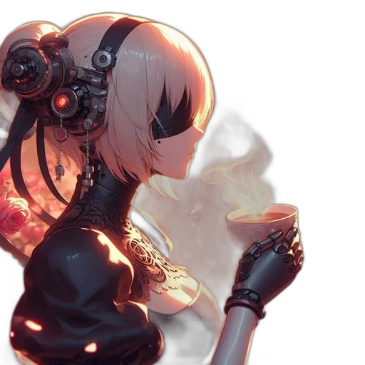 sword, robot, staff, weapon transparent PNG cut-out