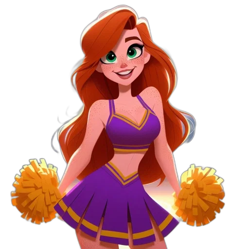 crown, dress, staff, cartoon transparent PNG cut-out
