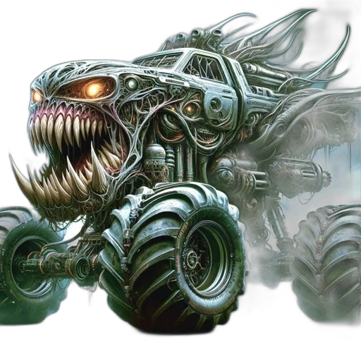 creature, car, robot, concept art transparent PNG cut-out