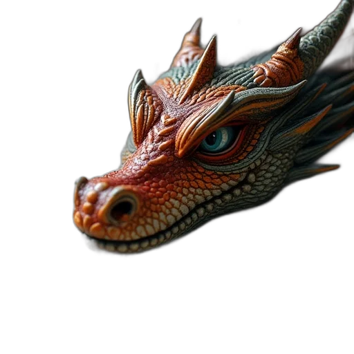 dragon, creature, animal, mask transparent PNG cut-out
