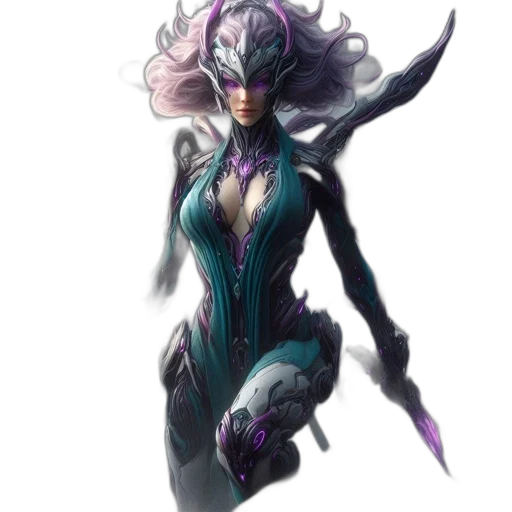 concept art, fantasy art, comic book art, cyberpunk transparent PNG cut-out