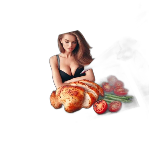 food, dress, photorealistic, concept art transparent PNG cut-out