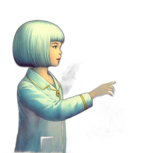 staff, robot, face, jacket transparent PNG cut-out
