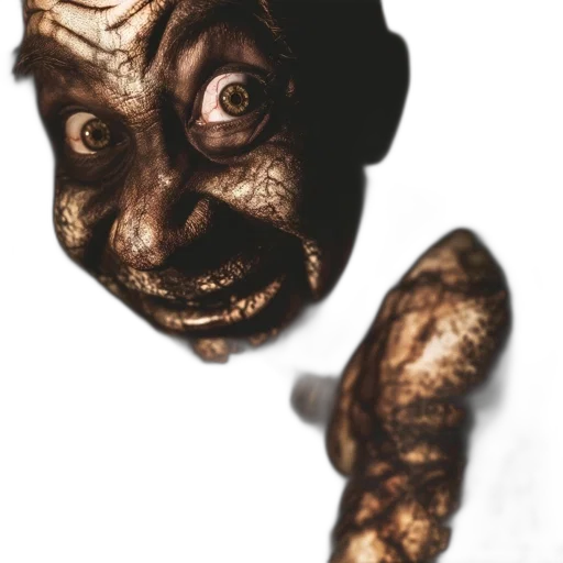 mask, face, creature, staff transparent PNG cut-out