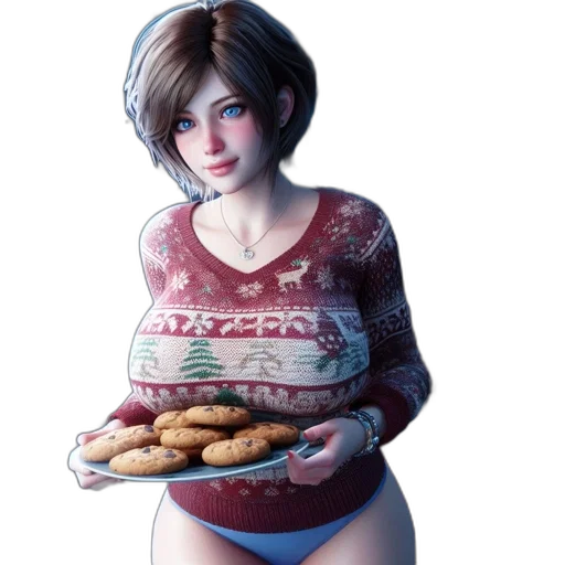 food, dress, concept art, photorealistic transparent PNG cut-out