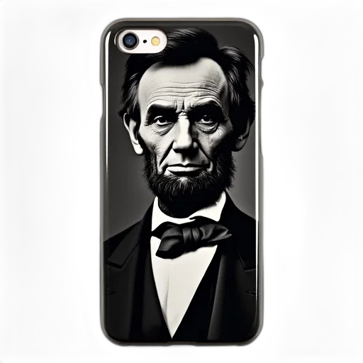 face, president, lincoln, iphone transparent PNG cut-out