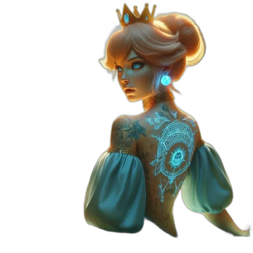 crown, dress, jewelry, concept art transparent PNG cut-out