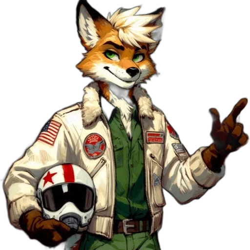 staff, jacket, animal, weapon transparent PNG cut-out