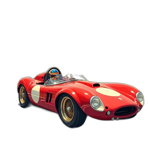 car, animal, 3d render, photorealistic transparent PNG cut-out