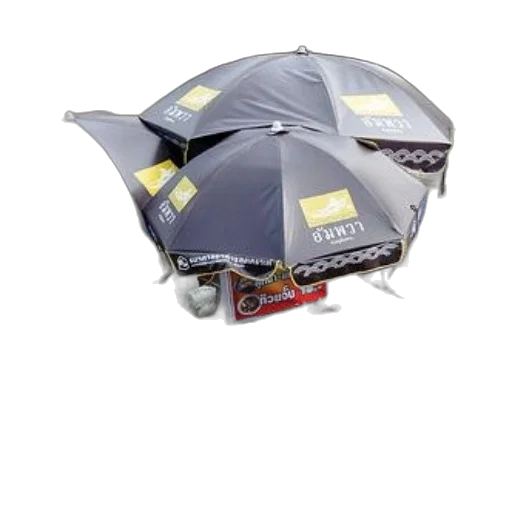 umbrella, bustling, floating, market transparent PNG cut-out