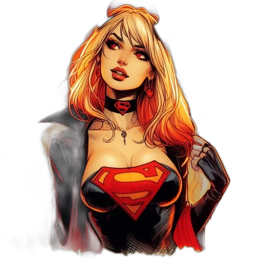 comic book art, concept art, fantasy art, cartoon transparent PNG cut-out