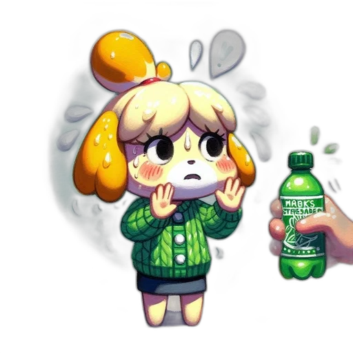 bottle, food, jacket, pixel art transparent PNG cut-out