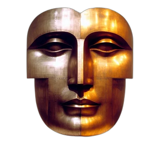 mask, face, crown, jewelry transparent PNG cut-out
