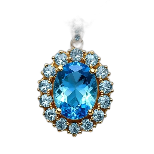 jewelry, crown, blue, topaz transparent PNG cut-out